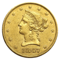 Kaufen Sie die 10 US Dollar Liberty Head Goldmünze bei Goldwechselhaus