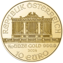 Kaufen Sie den 1/10 oz Gold Philharmoniker 2024 bei Goldwechselhaus