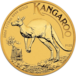 Kaufen Sie die Goldmünze Australian Kangaroo 2024 bei Goldwechselhaus