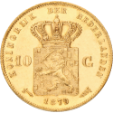 Gouden tientje Nederland 1879/77