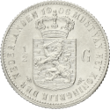 ½ gulden Wilhelmina Diadeem