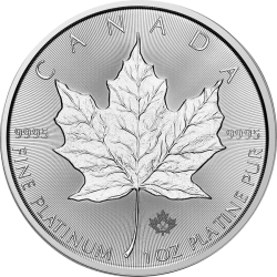 Kaufen Sie die Maple Leaf 1 oz Platinmünze 2025 bei Goldwechselhaus