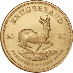 Kaufen Sie den 1 oz Krügerrand Gold 2025 bei Goldwechselhaus